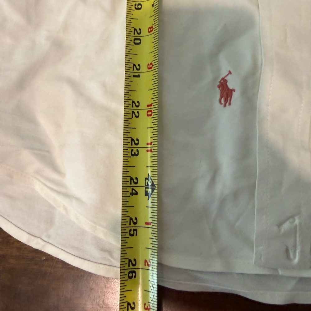 Polo Ralph Lauren White Button Down Embroidered Shirt Large 14-16 Pastel/Easter - Picture 2 of 7